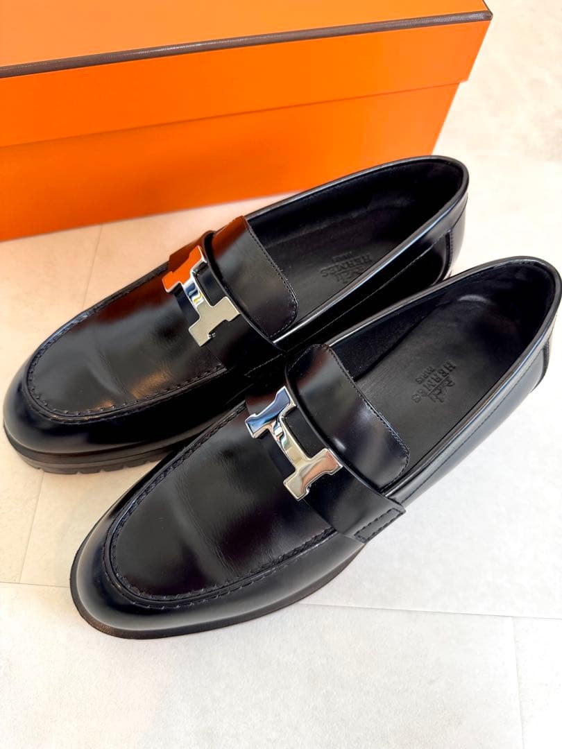 【美品】HERMES エルメス モカシン 〈フォーブル〉 36 1/2