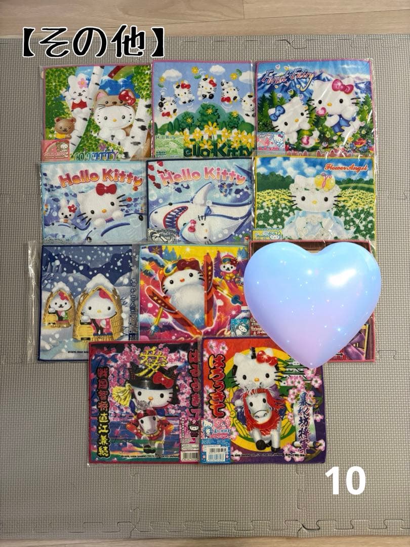 【全て新品】希少!!日本限定 ご当地キティ プチタオル 104枚 まとめ売り