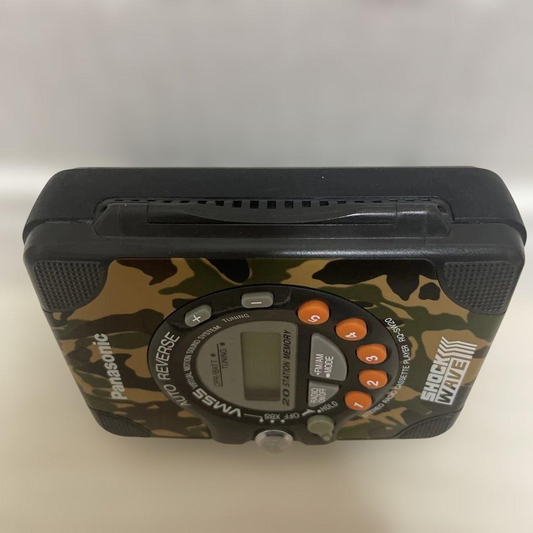 Panasonic Shock Wave RQ-SW20 カモフラ　迷彩カセット