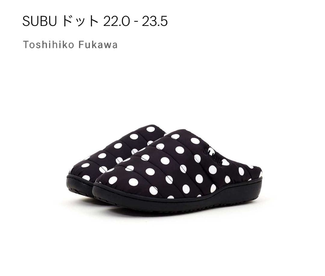 SUBU ドット サンダル 22.0 - 23.5 サイズ：0