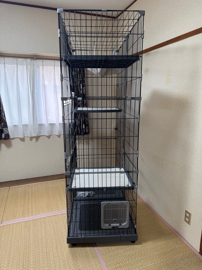 多段式金属製キャットケージ