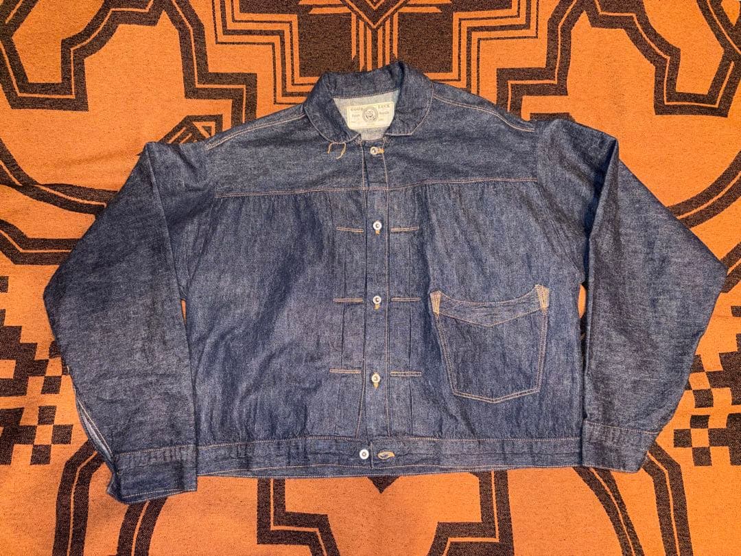 tcbジーンズ good luck denim jacket 46size 新品