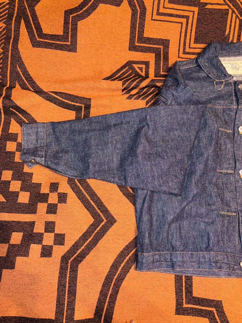 tcbジーンズ good luck denim jacket 46size 新品