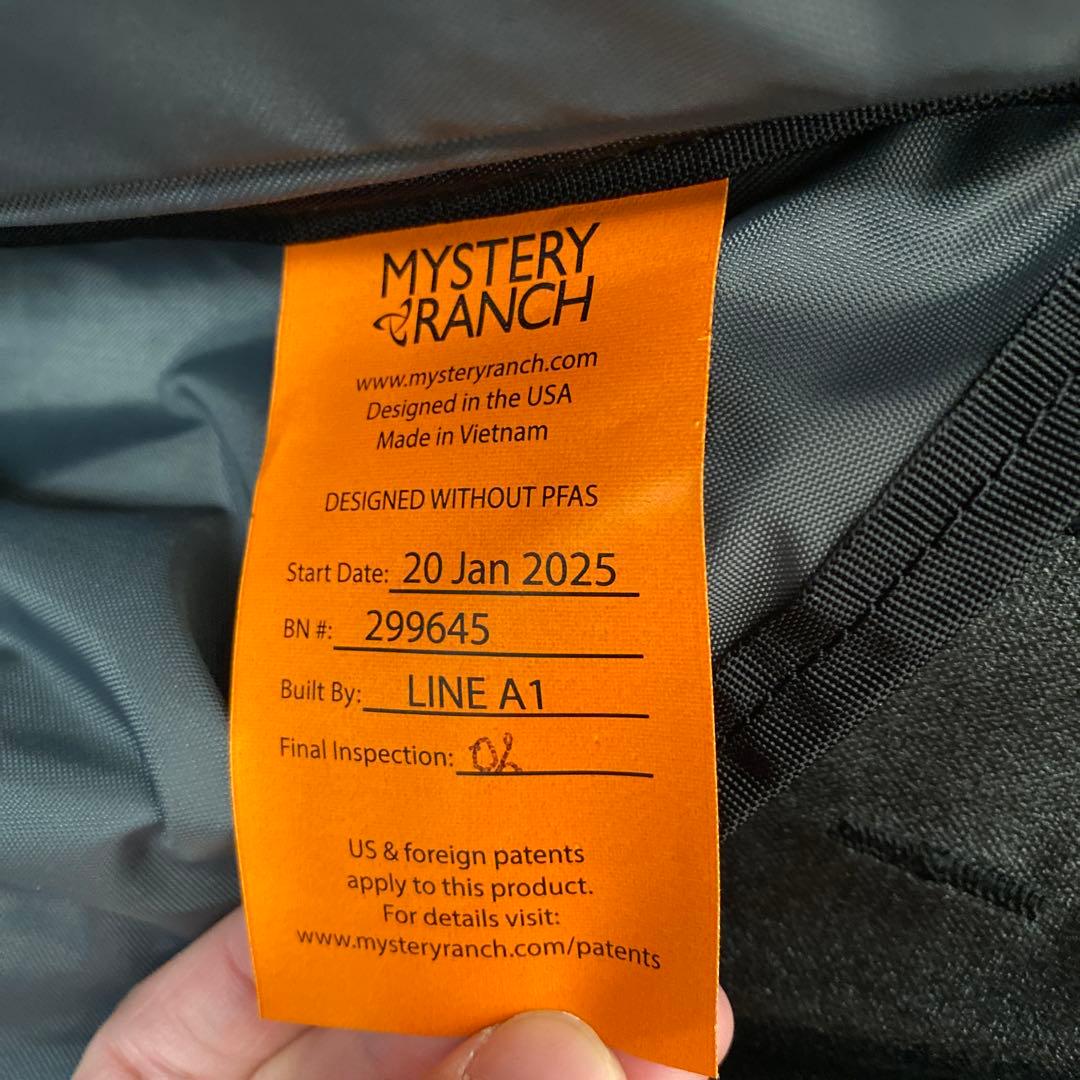 [美品]ミステリーランチ ブリッツ30 ブラック