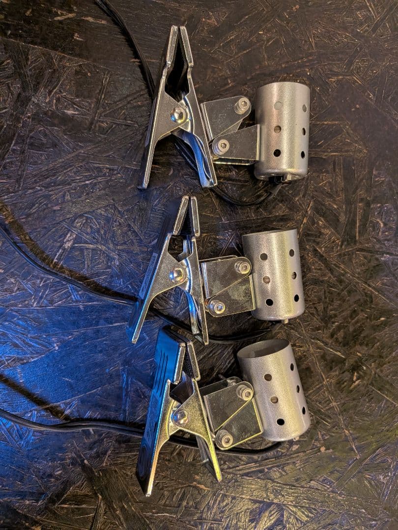 クリップ式ライト マイクロサン 3個セット