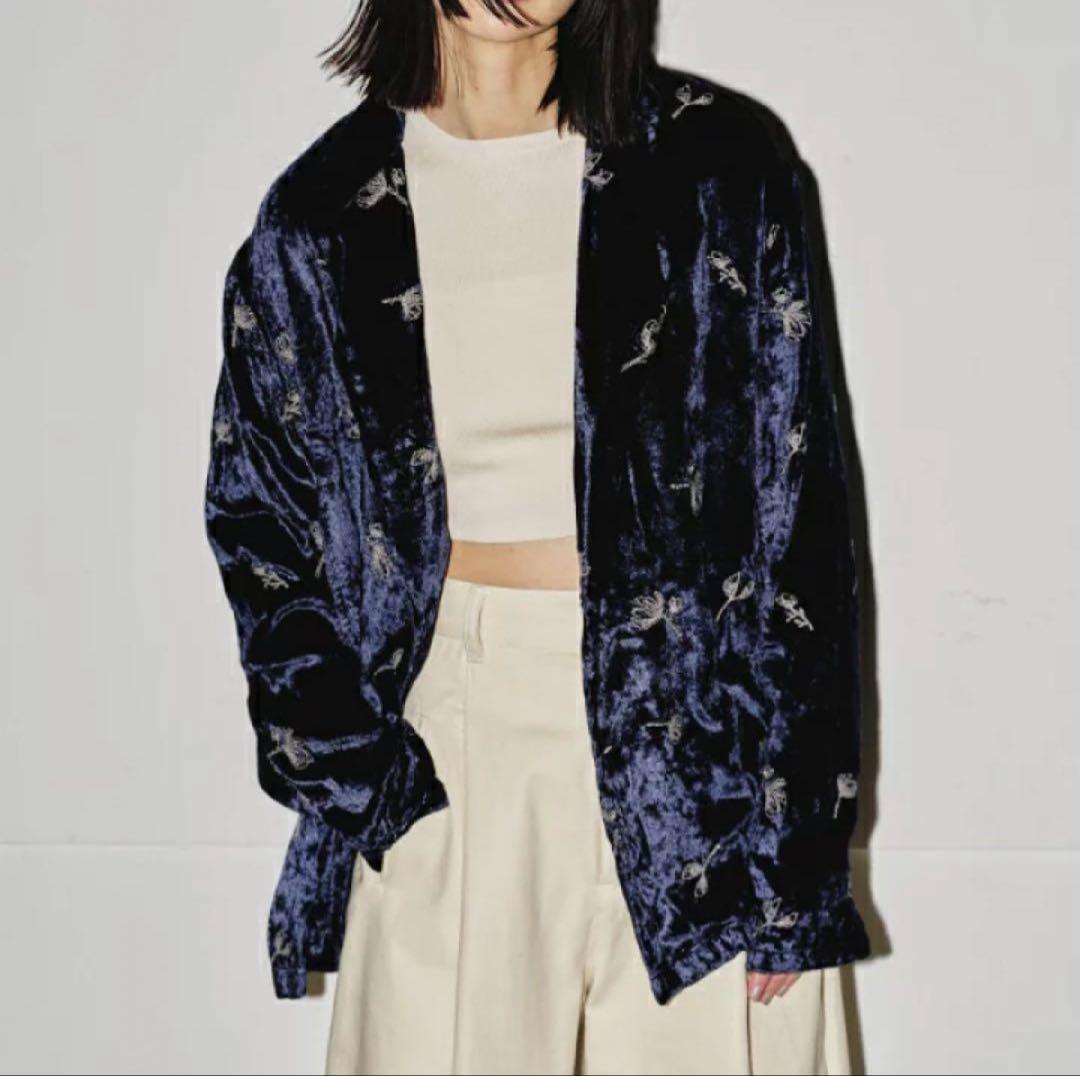 ジャケット・アウター TODAYFUL / Embroidery Velour Jacket 36