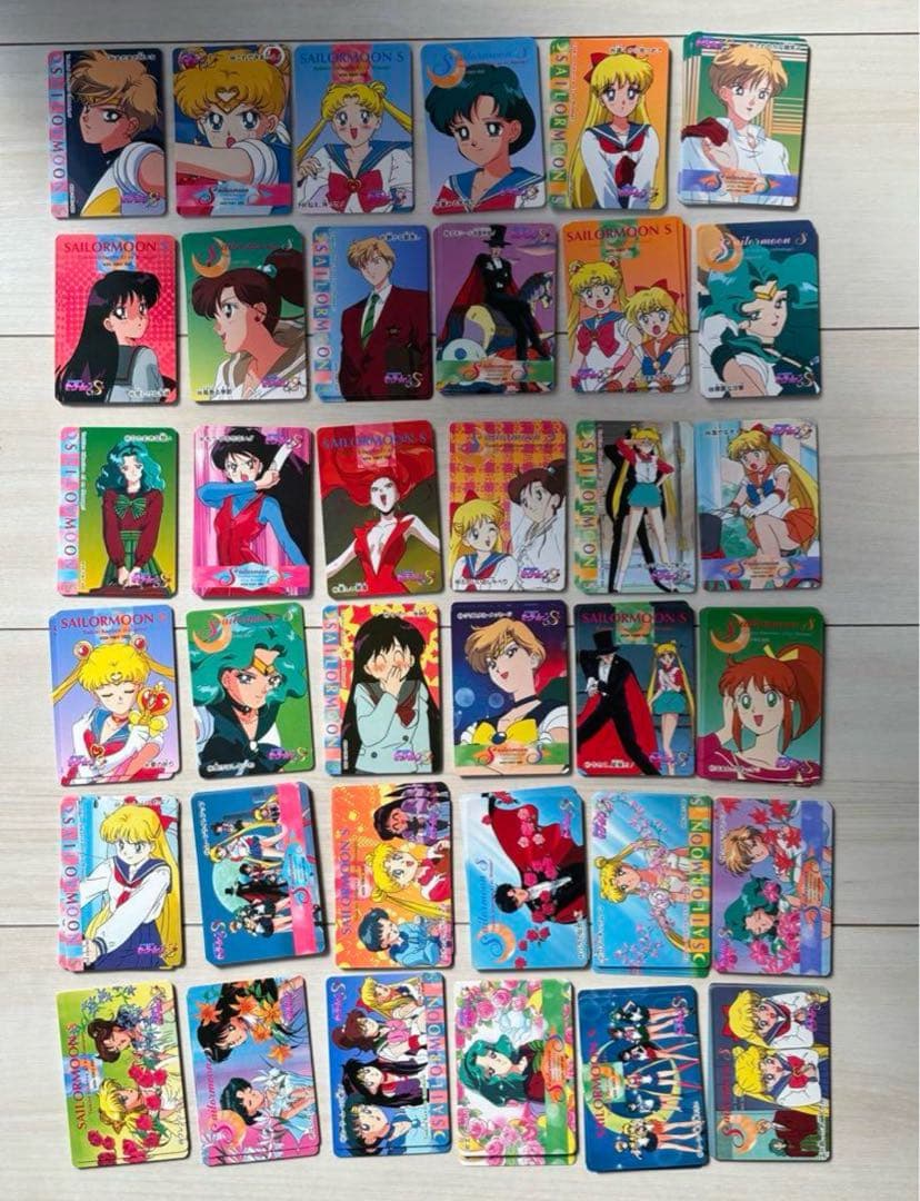 セーラームーンカードダス　300枚越え（被りあり）