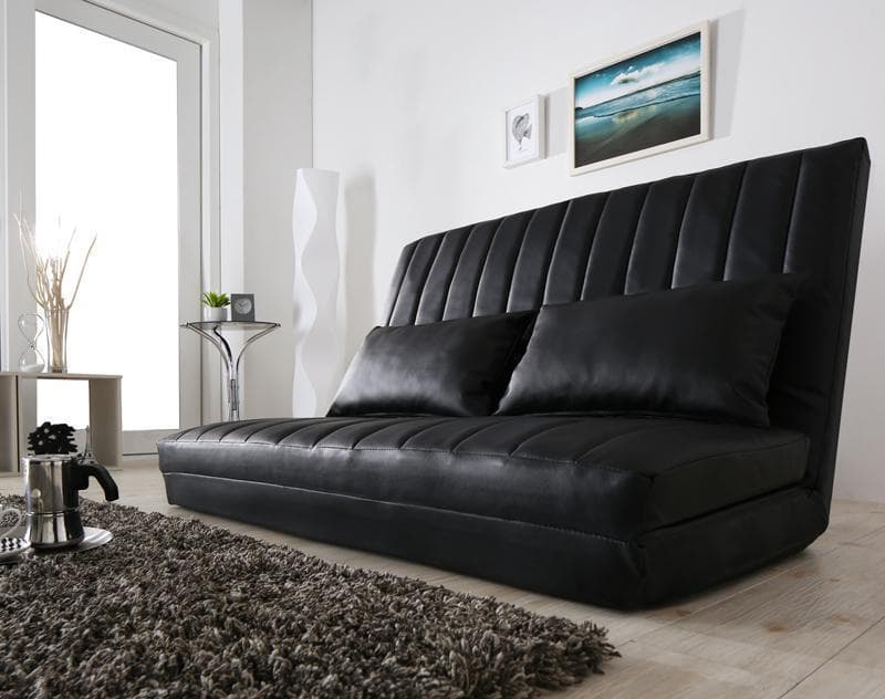 新品 送料込 1台3役 カウチソファ ベッドスタイル3wayソファ 幅120cm