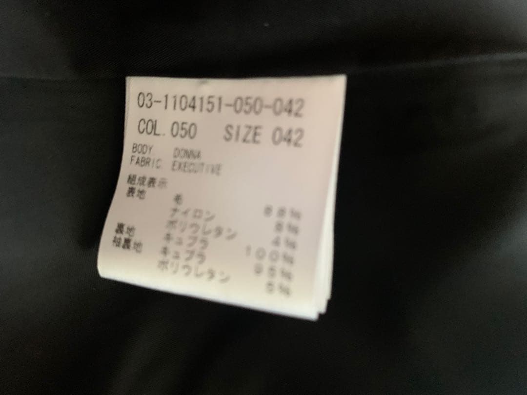 theory luxe DONNA EXECUTIVE黒ノーカラージャケット42