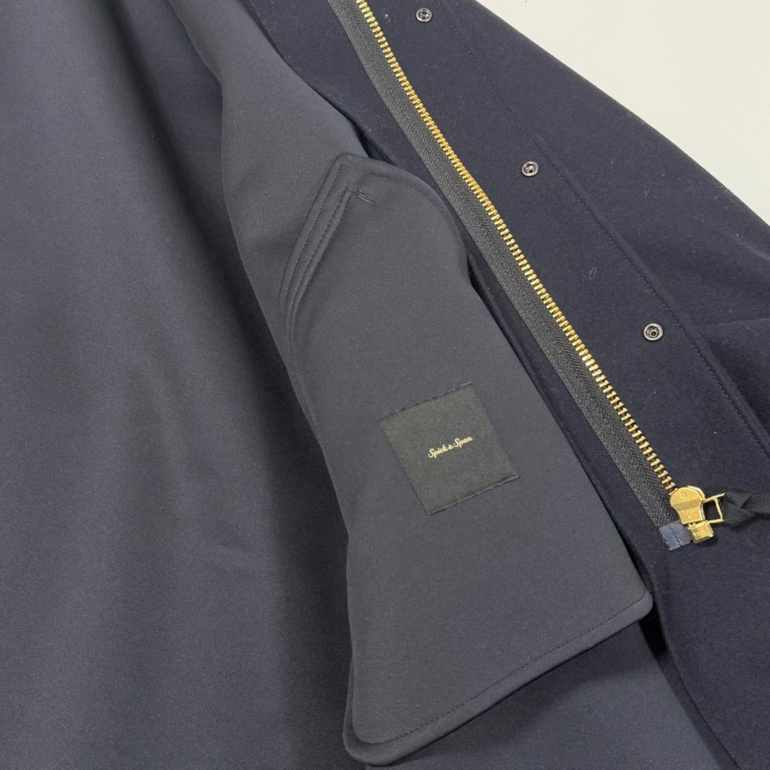 美品✨️スピックアンドスパン メルトンM-65フィールドコート ネイビー 完売品