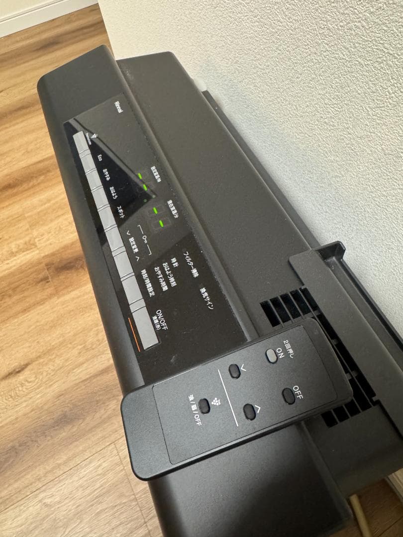 リンナイ ガスファンヒーター リモコン付き 黒