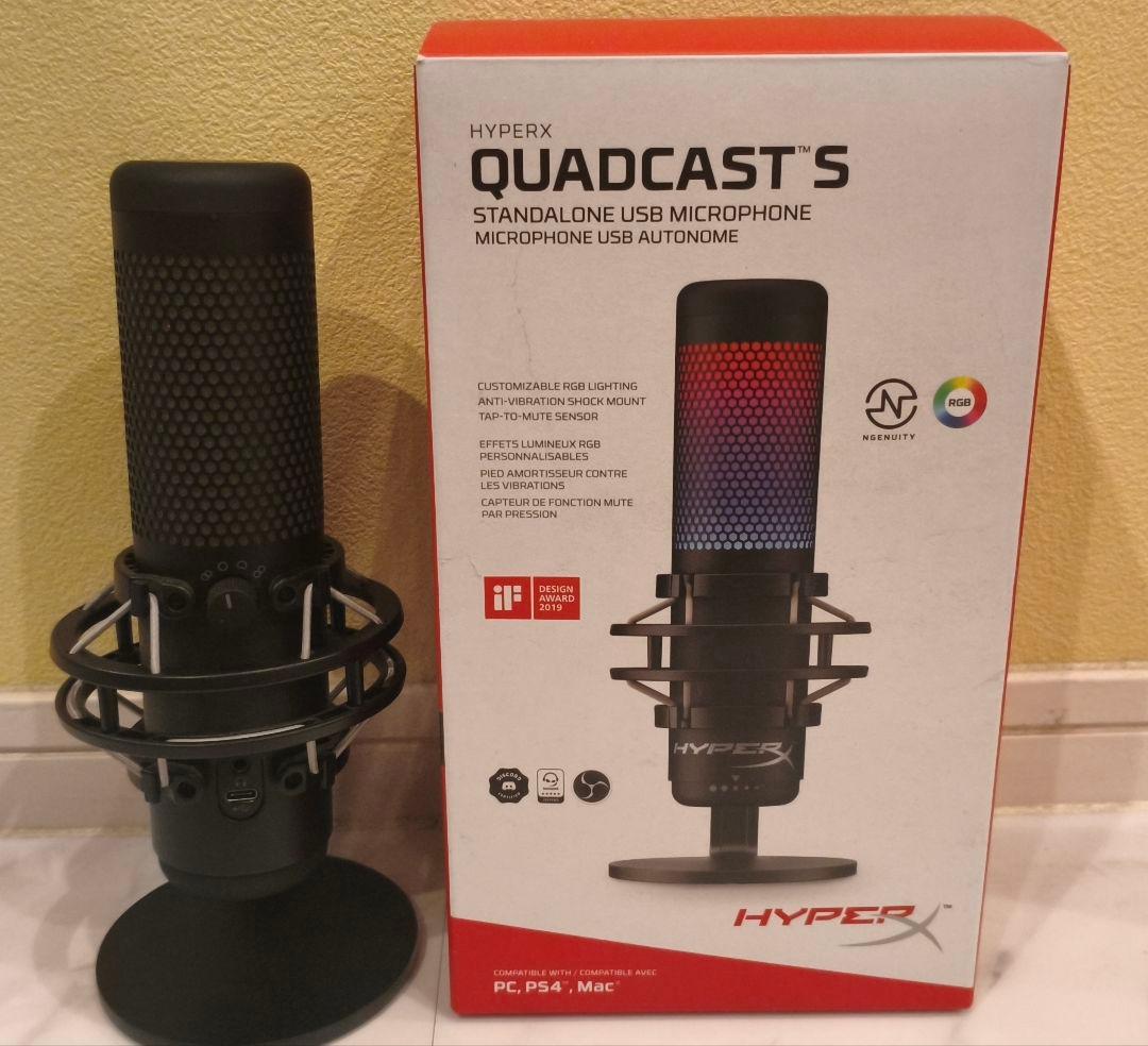 ★MIA36　HyperX QuadCast S USBマイク