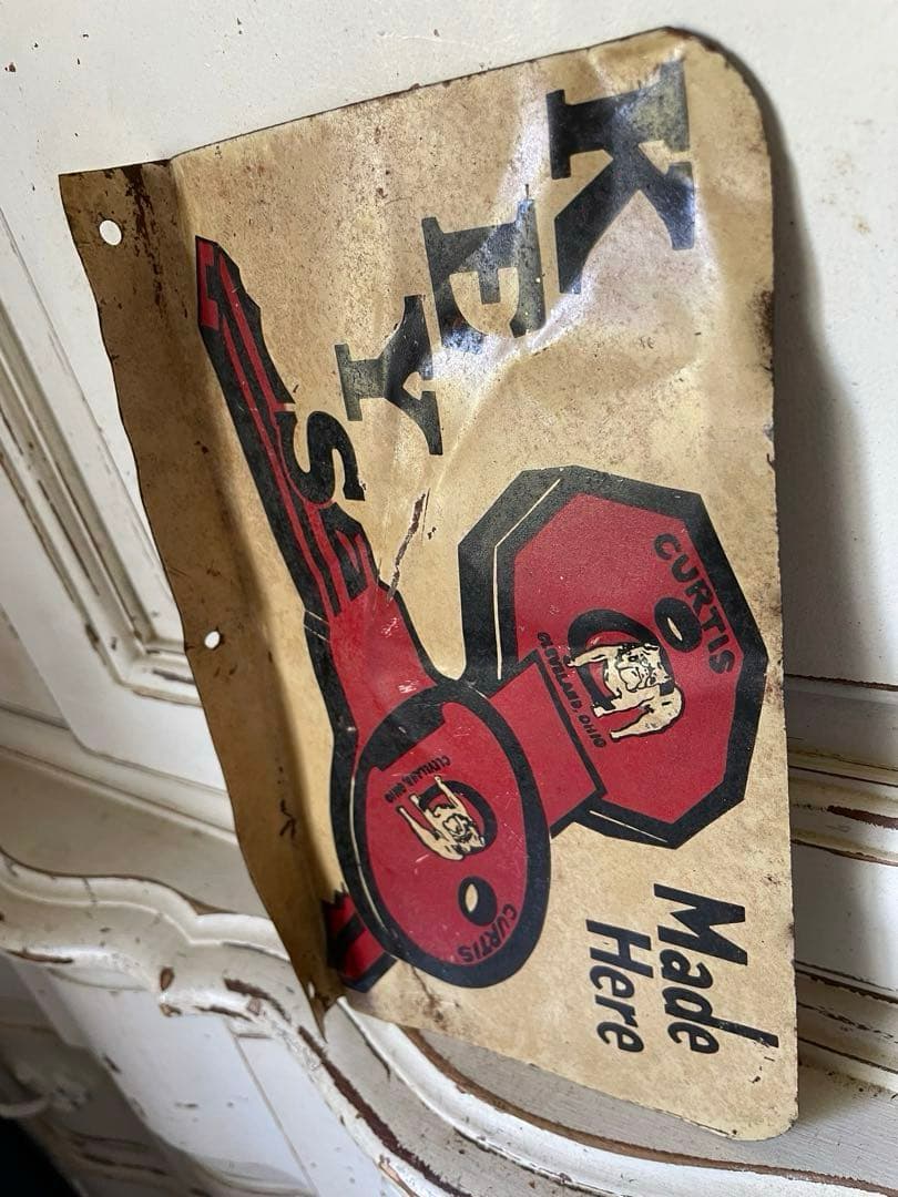 YOですメタル　サイン　プレート　看板　KEY 鍵シャビー　レア　アメリカ