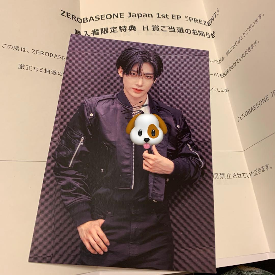 ZEROBASEONE zb1 リッキー 直筆 サイン入りトレカとポストカード