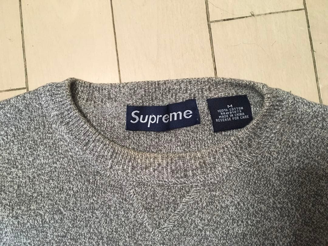 Supreme 初期 サマーニットM