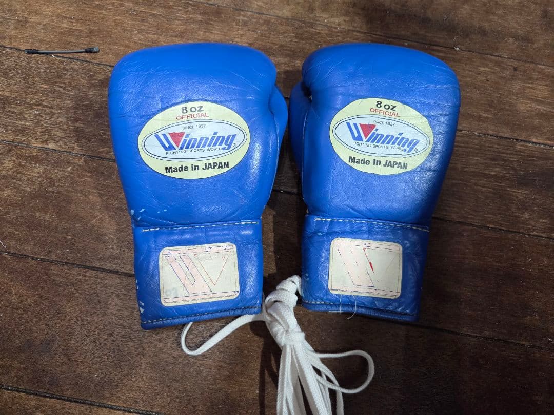 ウイニング　8oz　青　グローブ