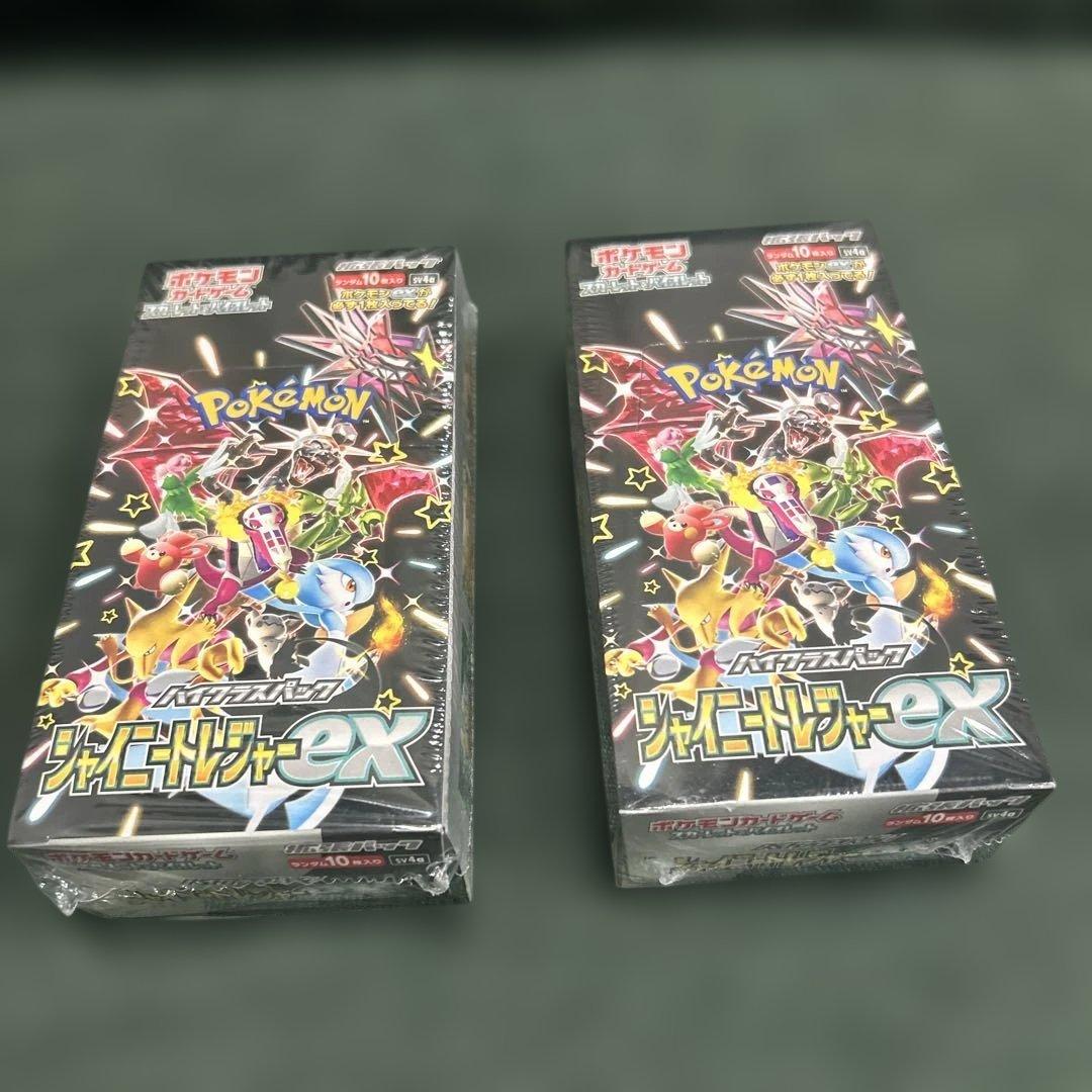 ポケカ　シャイニートレジャーEX 未開封シュリンク付きBOX 2箱