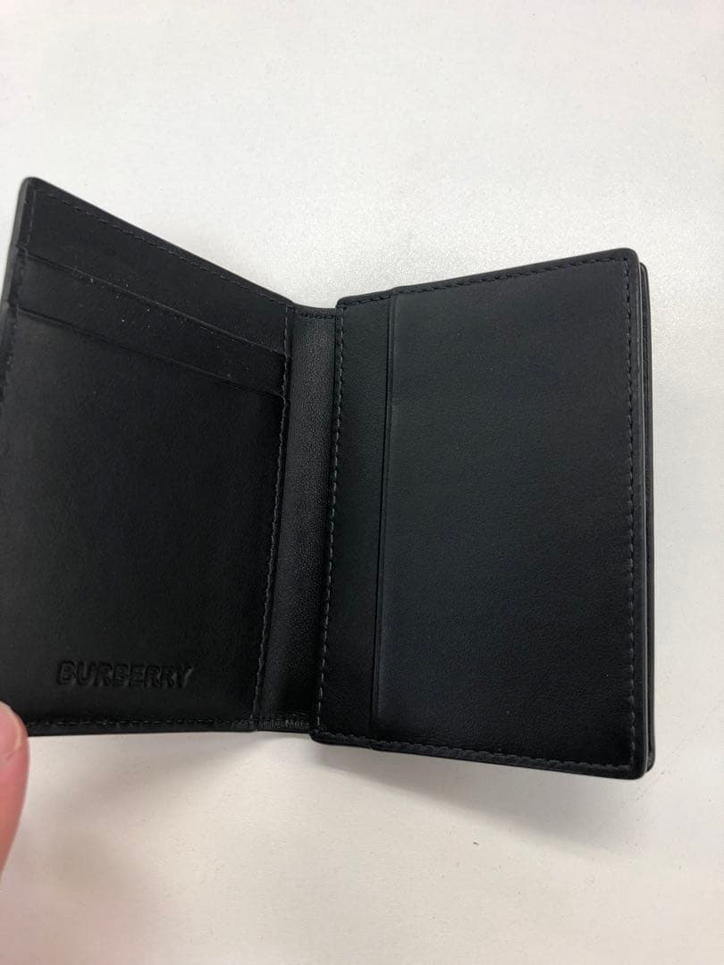 23年現行　バーバリー Burberry　FLINT　カードケース　名刺入れ