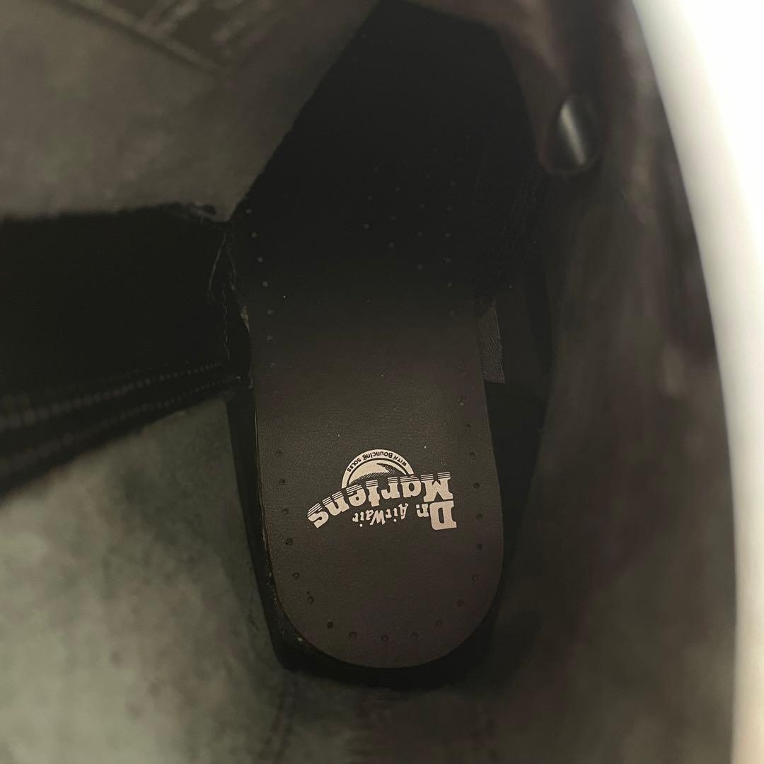 【24.0】ドクターマーチン ZIP 8ホールブーツ 日本限定 ホワイトステッチ