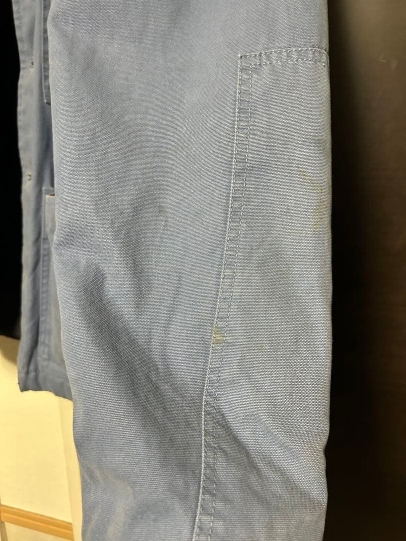 Stussy 青 カバーオール ジャケット　Mサイズ