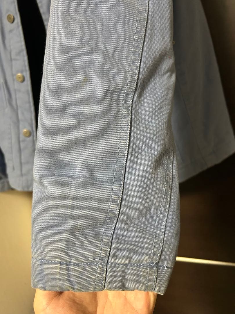 Stussy 青 カバーオール ジャケット　Mサイズ