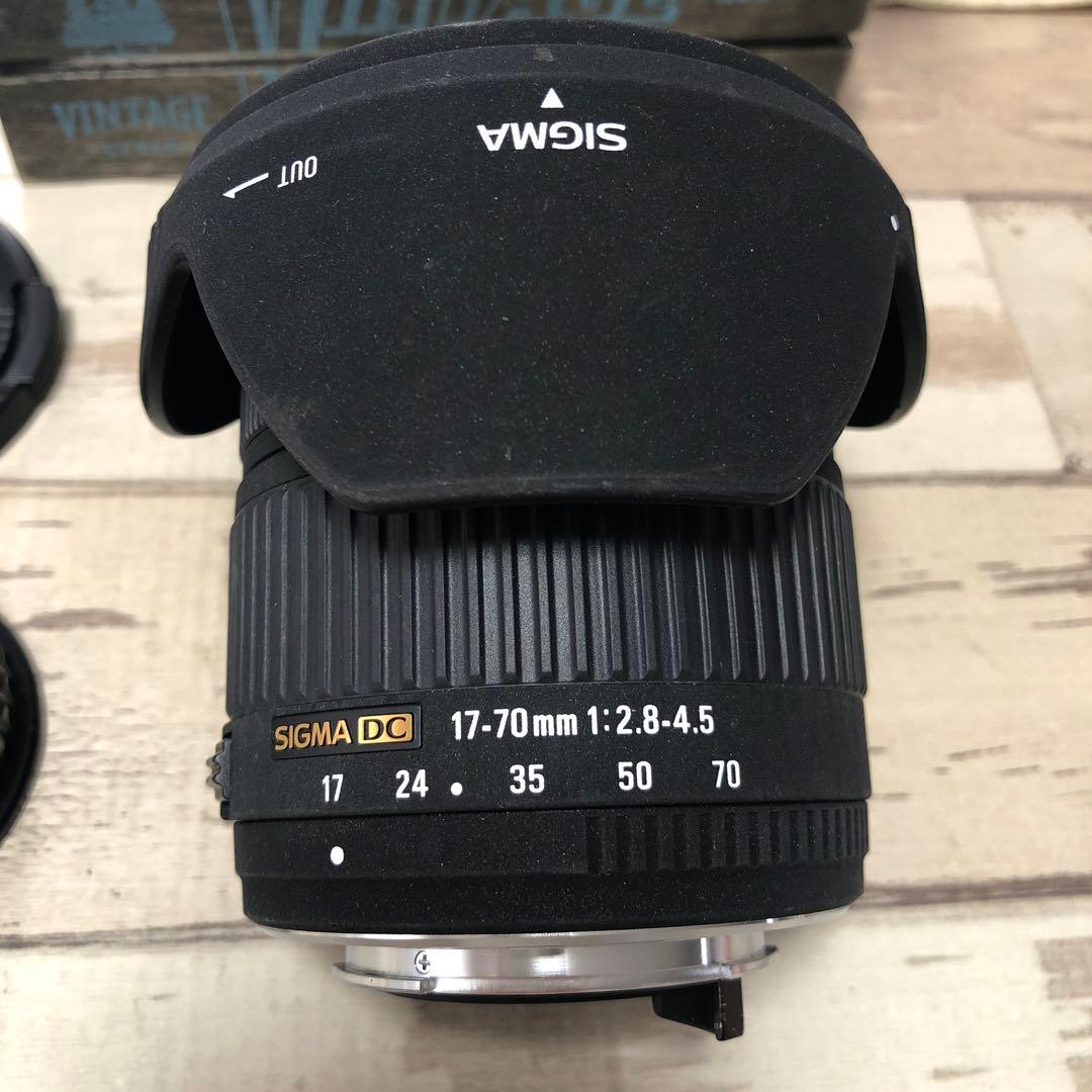 レンズ(ズーム) SIGMA DC 17-70mm F2.8-4.5