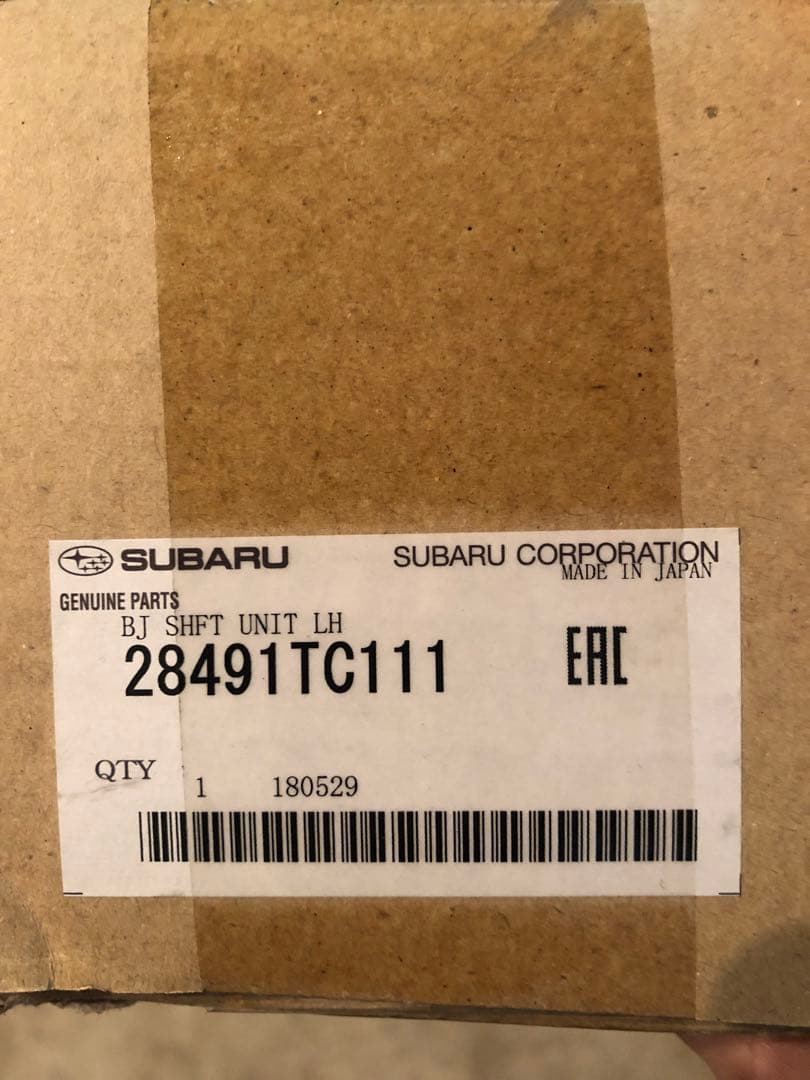 スバル　R/ドライブシャフト左 サンバー　TT TV 28491TC111