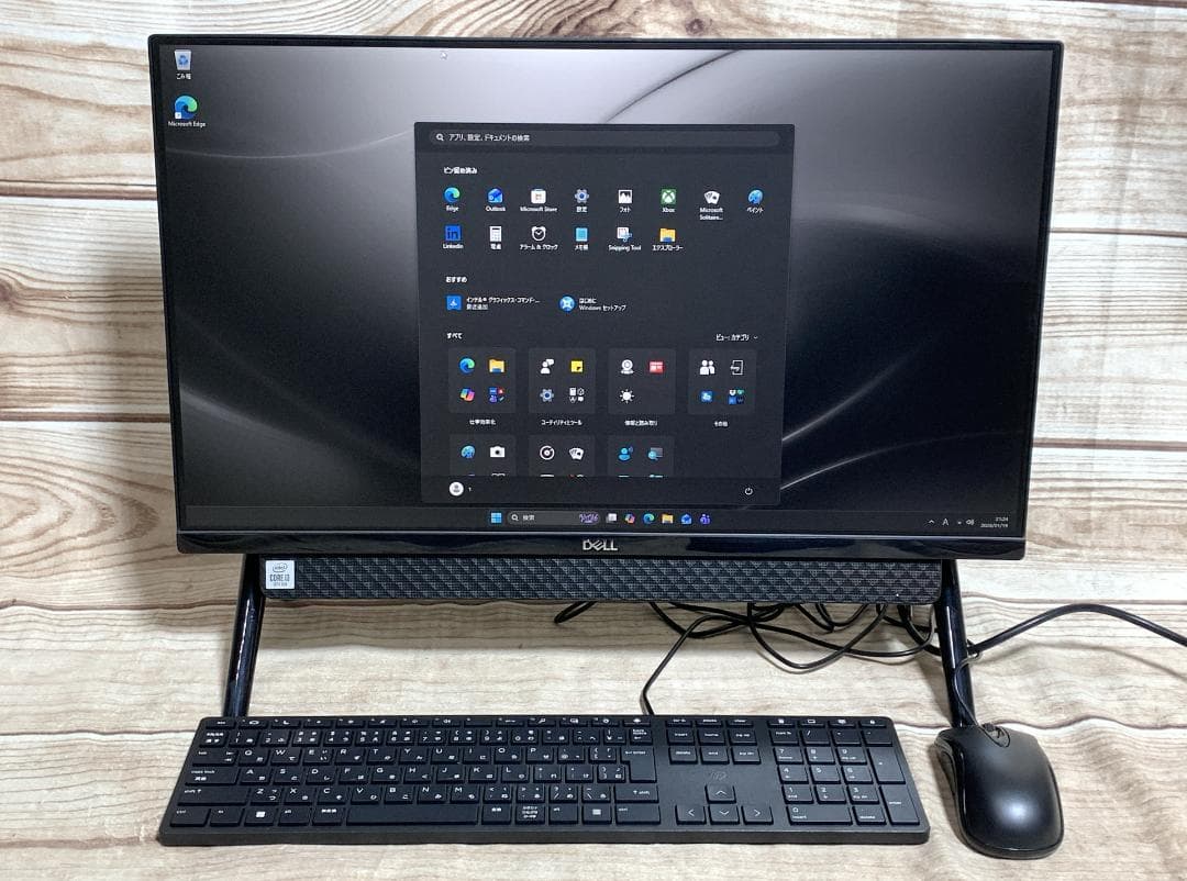 DELL 10世代i3 Inspiron5490 AIO 23.8型 使用少