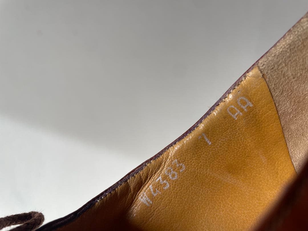 新古品◎伊製　Ralph Lauren ラルフレザーメッシュドレスシューズ 7