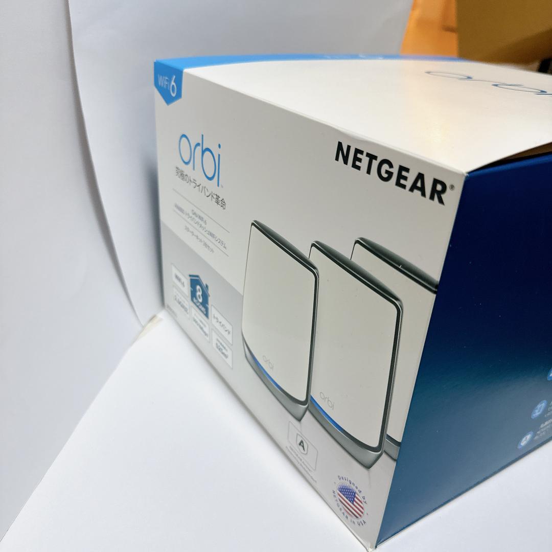 NETGEAR Orbi WiFi6 メッシュWiFi AX6000 3台セット