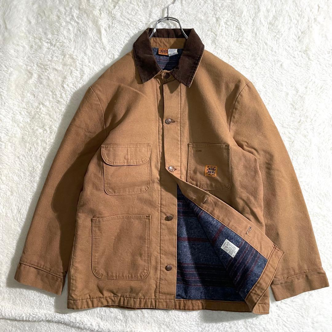 状態良好　70s　ビッグベン　USA製　カバーオール　ダック地　裏地ブランケット