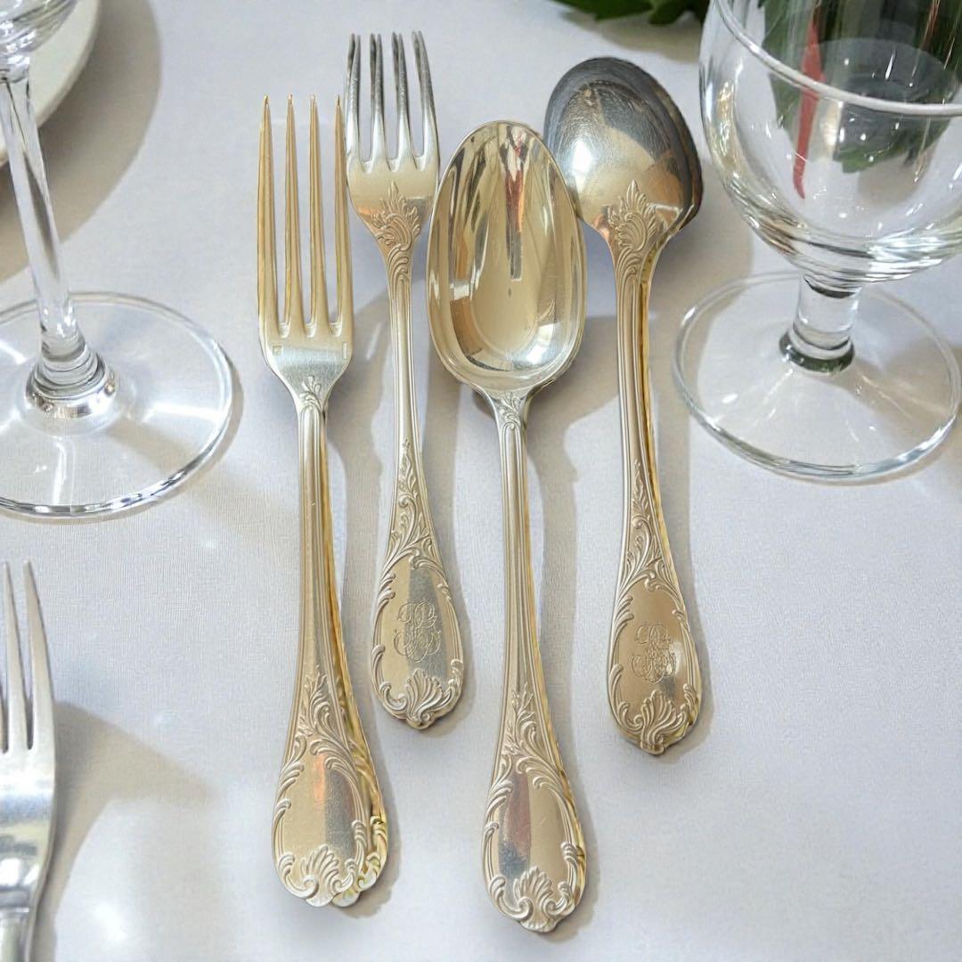 クリストフル　マルリー MARLY カトラリー　スプーンフォーク　アンティーク