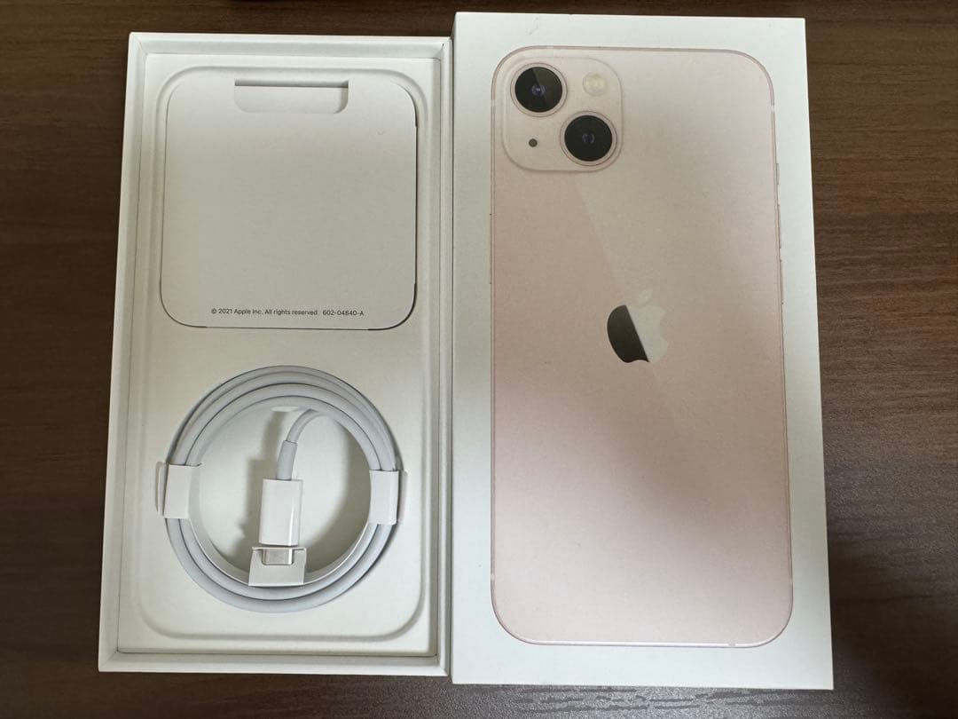 【美品】iPhone13 ピンク 128GB SIMフリー 修理歴無し