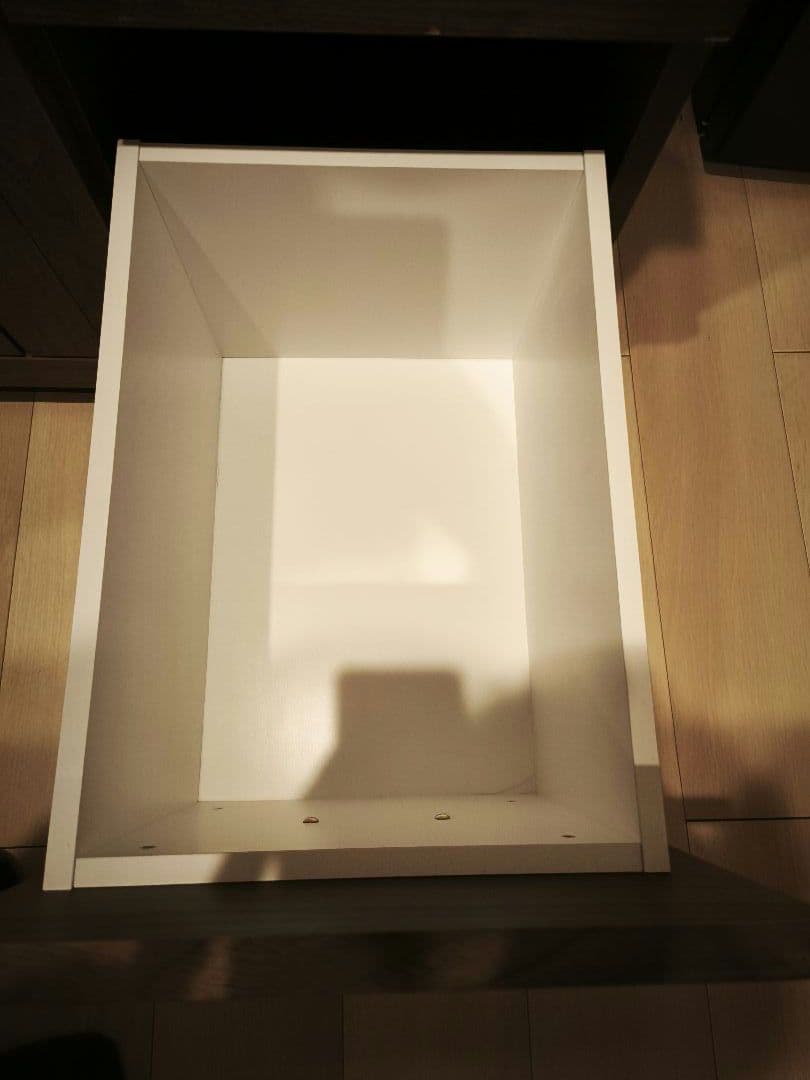 ウッド調 キッチン収納 食器棚 ガラス扉付き