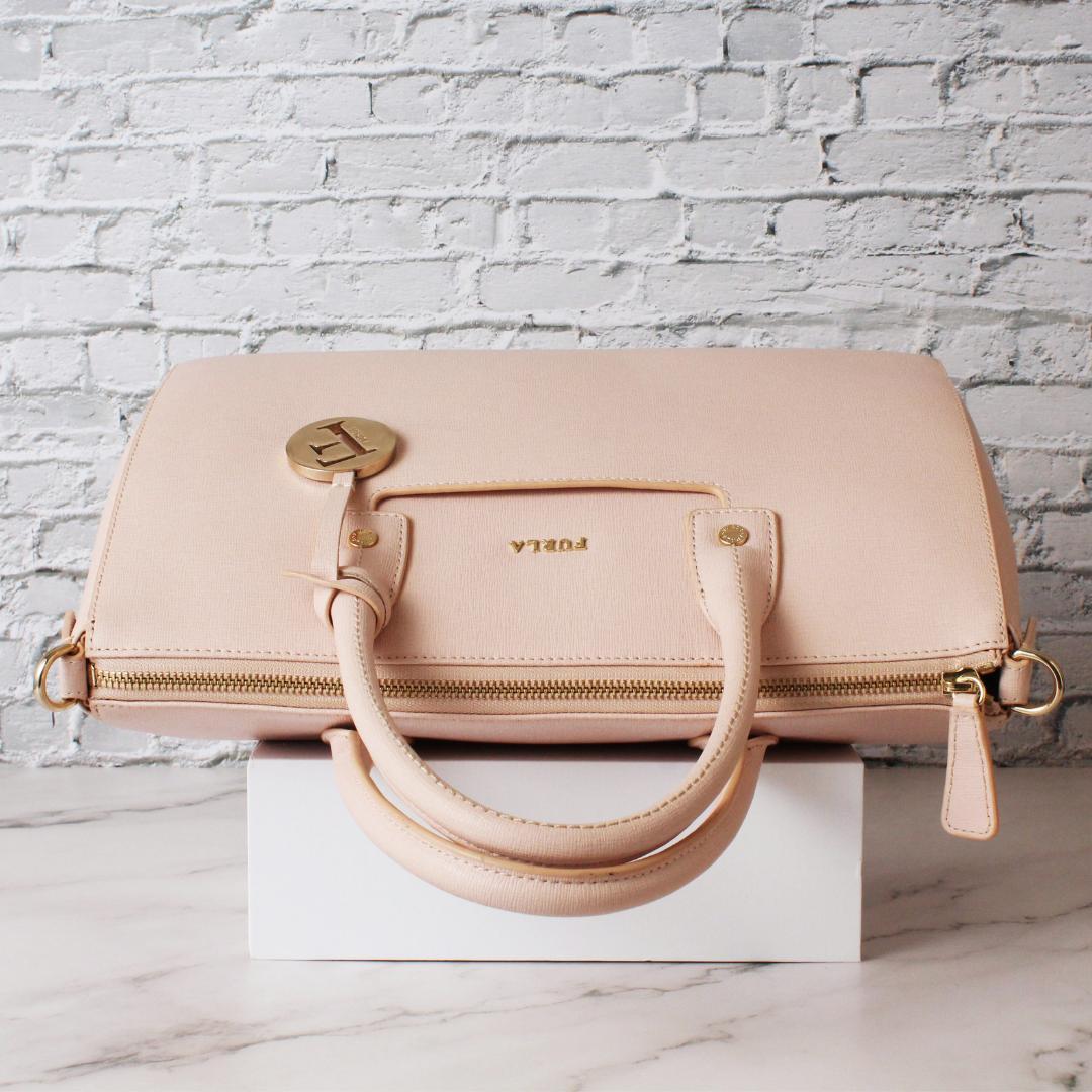 ✨極美品✨ フルラ LINDA トートバッグ 肩掛け 2way くすみピンク