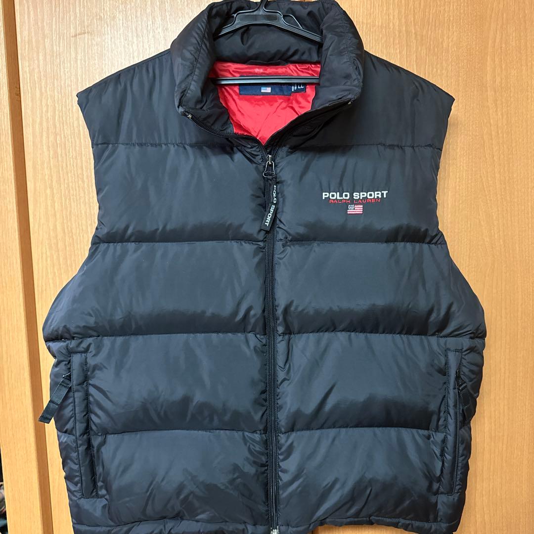 POLO SPORT ダウンベスト ネイビー