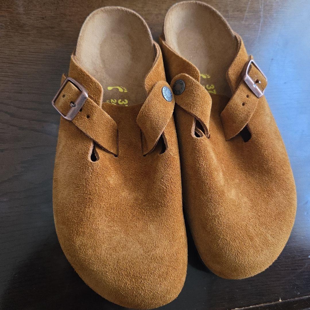 BIRKENSTOCK ブラウン サボ・クロッグサンダル 37