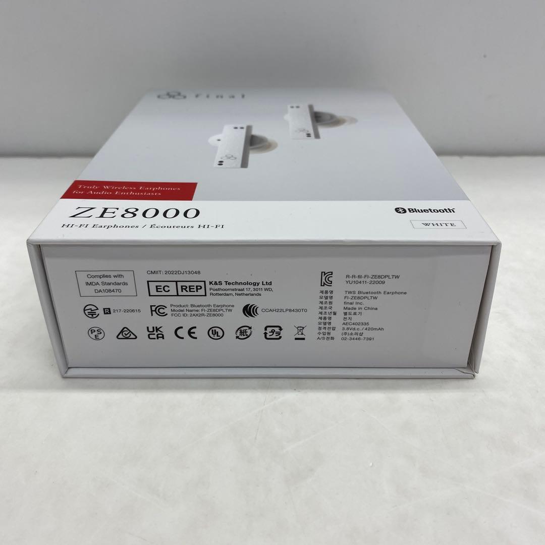 52□final ワイヤレスイヤホン ZE8000 RI0707-3