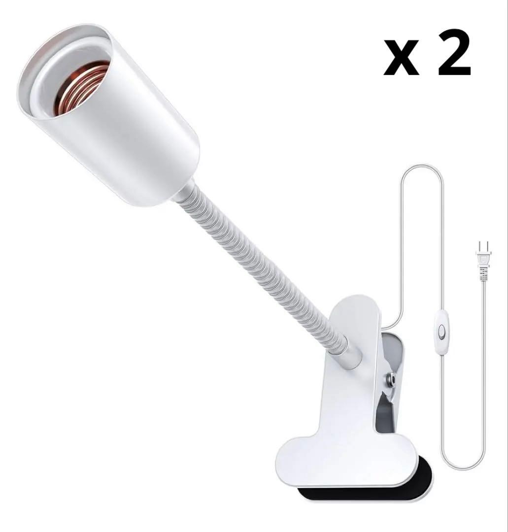 美品 BRIM LUNA 24W 植物育成ライト クリップライトロング 2組