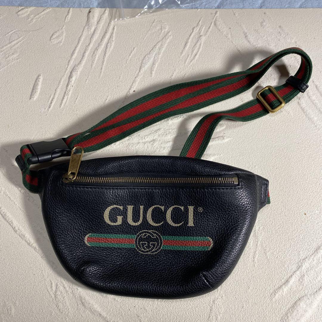 グッチ ウエストバッグ ボディバッグ ウエストポーチ シェリーラインGUCCI