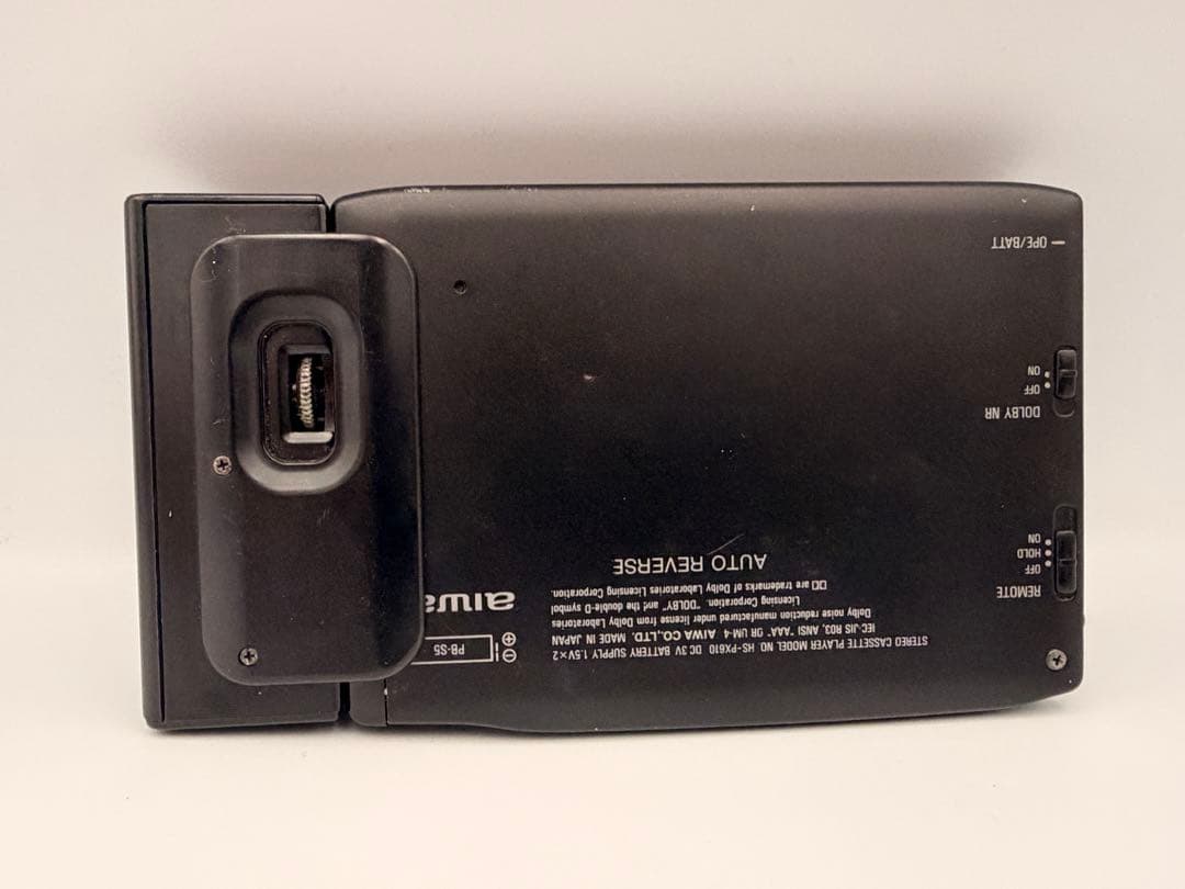 ジャンク品アイワAIWA HS-PX610カセットプレーヤー 乾電池アダプター付