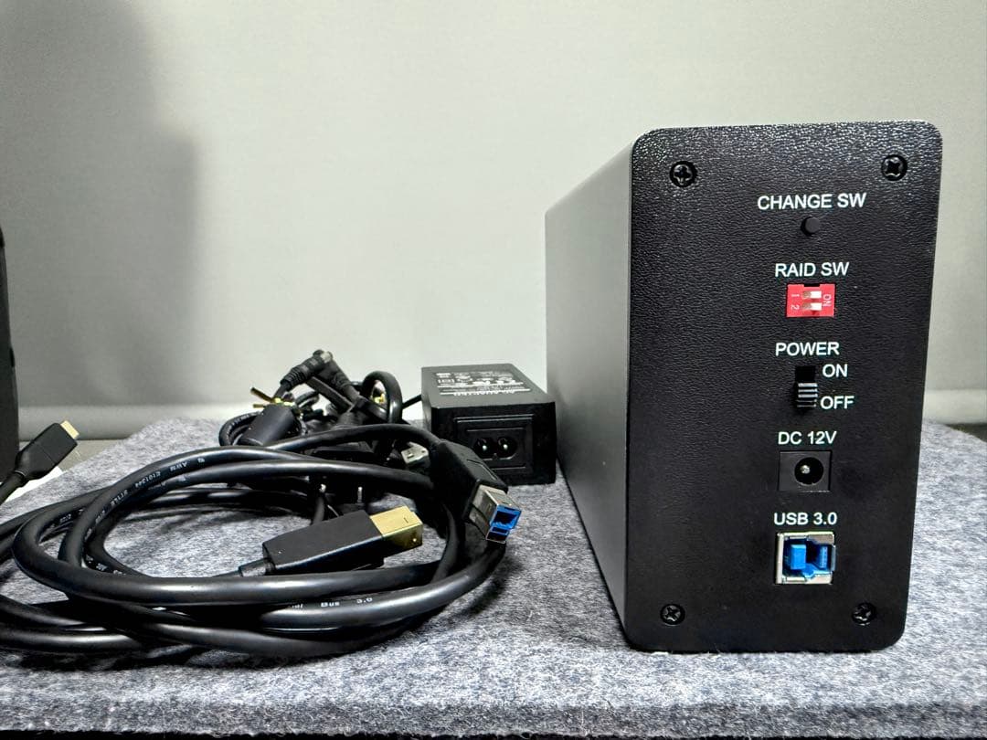 WD HDD 3台（1.５TB、2.0TB、2.0TB）+ アルミ生ケース