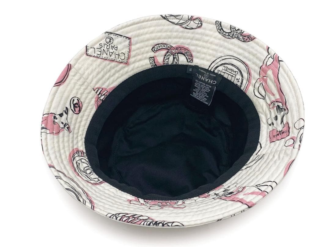 値下 CHANEL シャネル コットン バケットハット