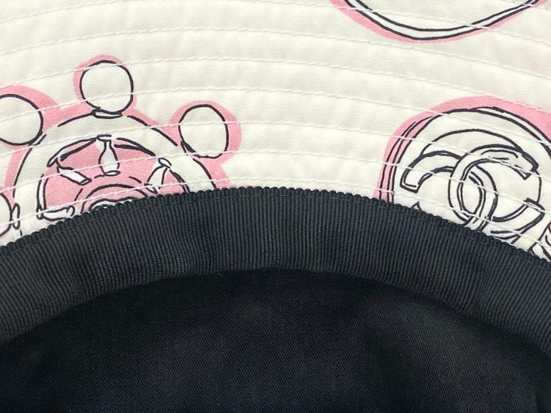 値下 CHANEL シャネル コットン バケットハット