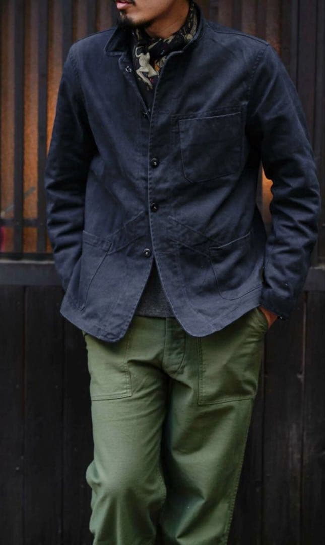 BRITISH WORK JACKET（NAVY） Arch Sapporo L