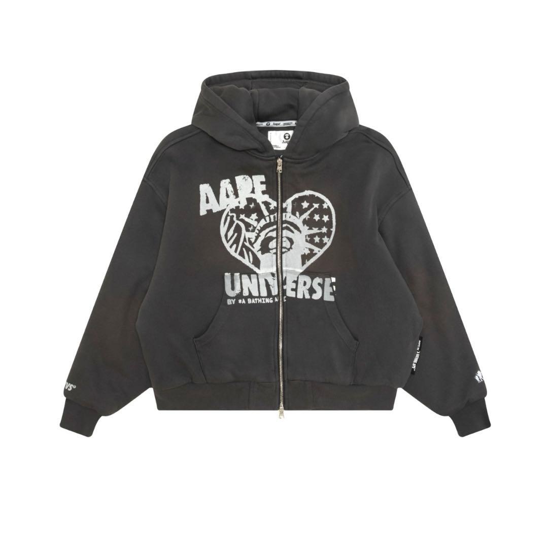 AAPE MAIN ZIP UP HOODIE ジップパーカー　フーディー
