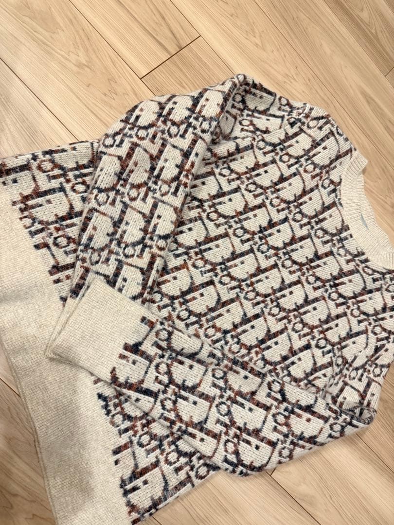 最終値下げDiorオブリーグニット メンズニット