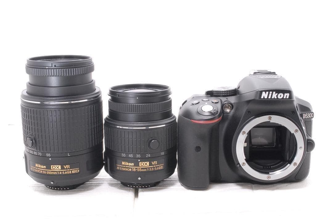 美品❤️ショット数3864回✨Nikon D5300ダブルズームセット 元箱付