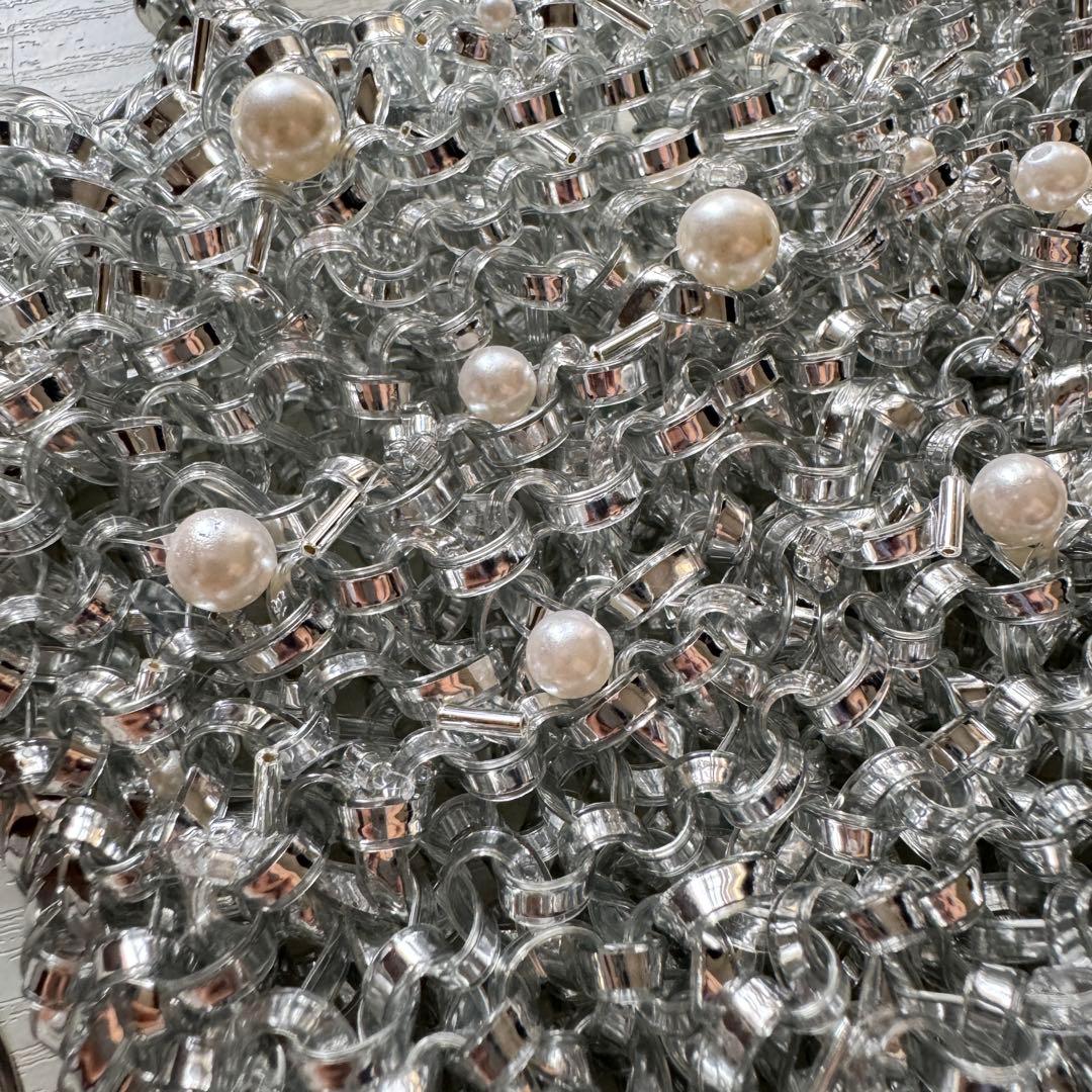 《専用商品》キラキラショルダーバッグ♪パール・ビーズ・スパンコール☆ハンドメイド