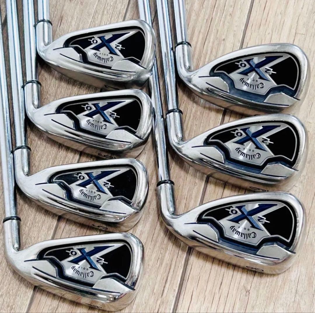 名器 キャロウェイ X 20 SR メンズアイアンセット 7本 スチール